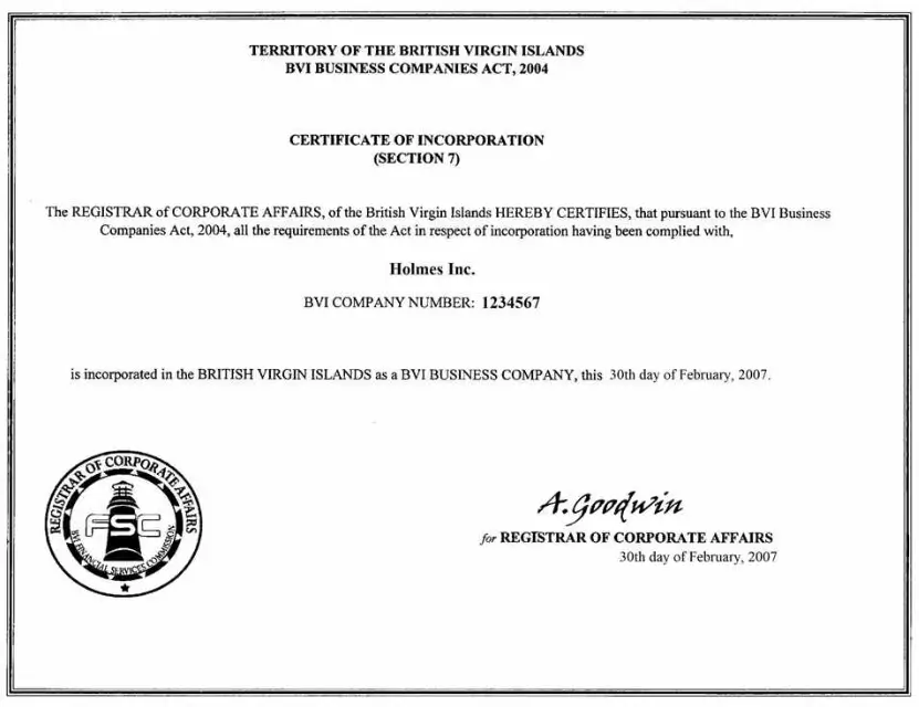 如何快速完成BVI公司注册?3步搞定离岸公司设立 英属维京群岛BVI公司注册