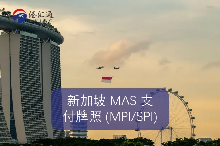 싱가포르 MAS 지불 라이센스 (MPI/SPI)