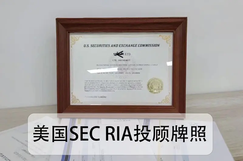 美国SEC RIA投顾牌照申请案例