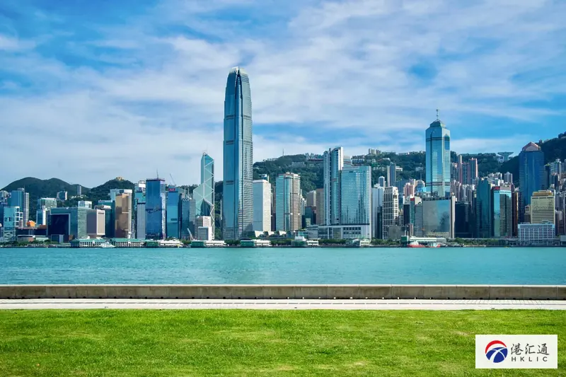 香港维多利亚港与城市建筑