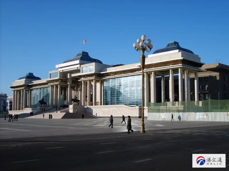 蒙古国乌兰巴托政府宫建筑外观